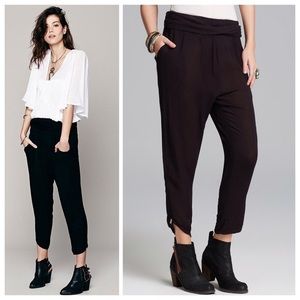 Free People cross front harem pant